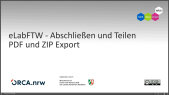 thumbnail of medium eLabFTW: Experimente Abschließen und Teilen - PDF und ZIP Export