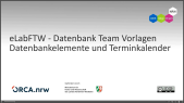 thumbnail of medium eLabFTW: Datenbank Team und Vorlagen - Datenbankelemente und Terminkalender