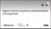 thumbnail of medium Inkscape: Übung: Eigene Formen zeichnen und bearbeiten